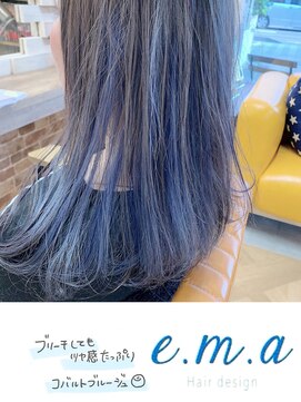 エマヘアデザイン(e.m.a Hair design) コバルトブルージュ