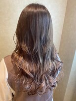 アース コアフュールボーテ 上越店(EARTH coiffure beaute)&nbsp;ピンクベージュグラデーション