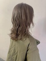 キャンバス バイ ネオリーブ 横浜西口(Canvas by neo.)&nbsp;ミディアムレイヤー☆透明感ミルクティーベージュブリーチなし