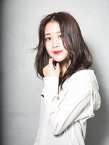 ペスカ 博多駅前店(pesca)&nbsp;pesca博多駅前店/小顔/オリーブカラー/セミウェットウェーブ