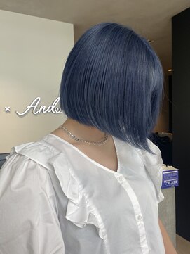 オフホワイト 大阪店(Off-White) 韓国アイドルになれるネイビーブルー