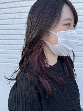 ケーオーエスビューティー(K O S beauty) グレージュ×インナーカラー