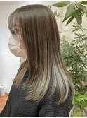 ミントベージュカラー