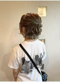 ハーフアップ