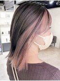 コットンピンクインナーカラー