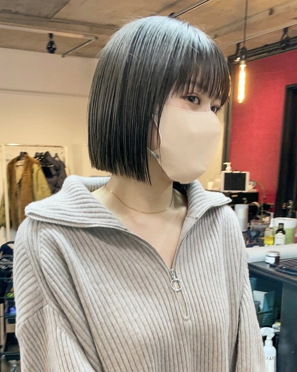 デザインカット＋透明感カラー＋選べるトリートメント
