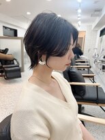 大人可愛い30代40代50ショートボブショート丸みショート