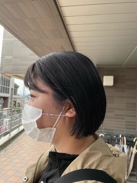 オーガニック ライフ 若葉 鶴ヶ島(organic+life) 20代30代40代前下がりストレート大人ボブ