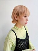大人ショートボブ フェイスレイヤーマッシュ前髪 外ハネ K0805