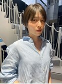 アッシュカラー×ナチュラルショート【本多身和子】