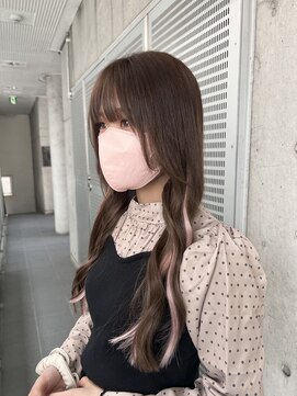 ガルボヘアー 名古屋栄店(garbo hair) #プルエクステ#ポイントエクステ#ピンク#10代#20代#名古屋