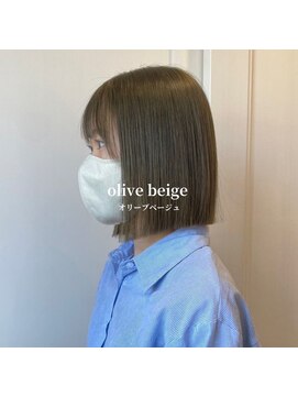 へアメイクワンプラス 四日市(HAIR MAKE ONEplus) シースルーバングくびれ丸みヘア大人可愛い大人美人前髪艶感