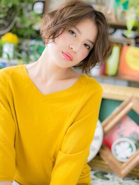 カバーヘア ブリス 戸田公園西口店(COVER HAIR bliss) アンニュイ前下がりくせ毛風ボブパーマh2戸田公園20代30代40代