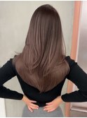 韓国ヘアイメチェンハッシュカット似合わせカットレッドブラウン