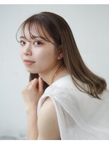 ヘアーループレル(Hair ruup Rell design works)&nbsp;柔らかなモカベージュのレイヤースタイル