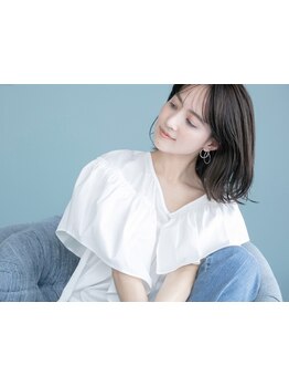 【カット+フルカラー+AujuaTR】染まりが良く、色持ち・ツヤ・手触り・刺激臭が少ないカラー剤を使用☆