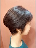 フェミニンなレイヤーボブ