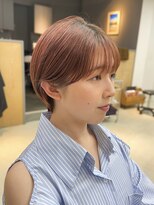 ミィ 表参道(mee.)&nbsp;前髪/アンブレラカラー/こなれミディ/イメチェン/ウェーブパーマ