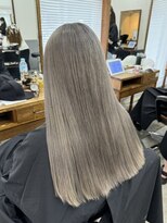 アジールヘア 北千住駅西口店(agir hair) 透明感ハイトーンシルバーグレージュカラー 韓国スタイル