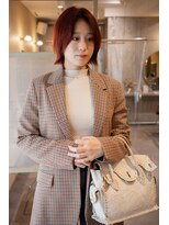 キールーム 伊丹西台店(Kir'oom)&nbsp;instagram［@hir0kika9awa］2024 a/w スタイル パツっとボブ