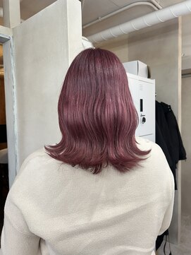 アジールヘア 東上野店(agir hair) カシスピンクカラー