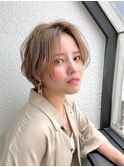 前髪長め大人小顔ショート30代40代50代 藤沢