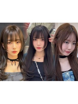 圧倒的美髪と顔周りの繊細カット。レイヤーカット/くびれヘアなど長さを変えずに印書を変えるスタイル/池袋