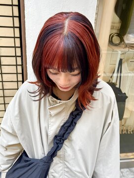 ロチカバイドールヘアー 心斎橋(Rotika by Doll hair) シンメがkawaiiiiデザインカラー☆