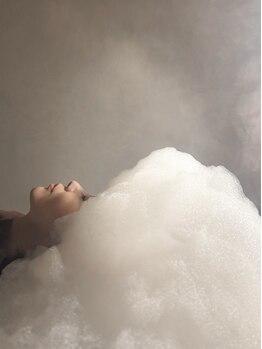 サロンエフ(salon f)の写真/【倉敷/堀南】 salonf 自慢のふわふわもこもこの［AWAGUMOスパ］で美髪と頭皮ケアを＊