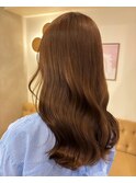 ◎韓国ヘアー顔周りレイヤーおくれ毛ミディアム前髪名古屋/名駅
