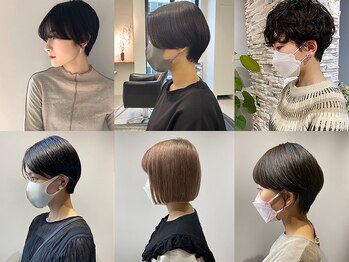 ヘルム(Helm)の写真/【名古屋駅1分】高技術力の似合わせ×再現性を実現◎マンツーマンで憧れのショートスタイルに♪髪質改善