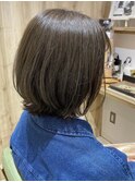 大人可愛いレイヤーボブ×グレージュカラー【カミケンネクスト】
