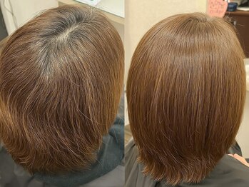 ヘア ウィッシュ 須磨区名谷店(HAIR WISH)の写真/白髪・うねり・ボリュームダウンに悩む大人女性に。