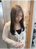 ベージュルーツカラー