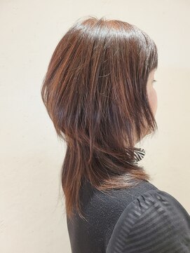 松本平太郎美容室 国立店 40代50代60代×ロングウルフ。イノアカラー