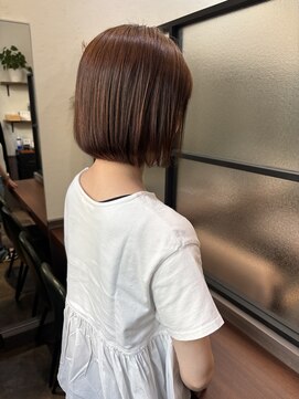 プチメゾントウキョウ(Petit Maison Tokyo) 内巻きボブ_オレンジブラウン