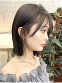 栄フェイスレイヤー透明感カラーアッシュブラウン