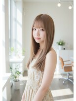 フュージョンファイブ(FUSION5)&nbsp;レイヤーロングベージュ20代30代40代くびれエクステ韓国ヘア