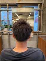 タメ(tame-)&nbsp;サーフカール/フェザーパーマ/ブルーブラック【都賀/メンズ】