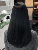 ピリオド 赤坂(Period.)&nbsp;ロングヘアーブルーブラックヘアー髪質改善　赤坂見附