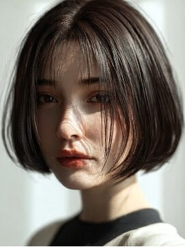 ダル 渋谷/表参道(DAL.) 顎ラインボブ抜け感チョコレートブラウントレンドカラー