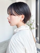 アルバム 新宿(ALBUM SHINJUKU)&nbsp;オリーブベージュグレージュ前髪カットショート_ba520872