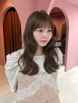 ボタン コロン 表参道 原宿(VOTAN COLON)&nbsp;グレージュ/韓国ヘア/レイヤー/ハッシュカット/表参道/前髪