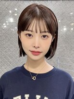 メゾンアクア 表参道(Maison ACQUA)&nbsp;切りっぱなしボブレイヤーボブ似合わせ小顔前髪縮毛矯正/表参道