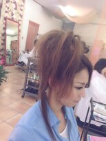 ヘアメイク プリンセス(Hair Make PRINCESS)&nbsp;サイド寄せハーフアップ