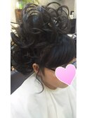 キッズヘアセット☆サイドアップ