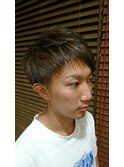 ツーブロックショート