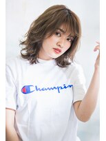 ヴァンクシー バイ ルナ(VANKCY by Luna) 伸ばしかけ ことりベージュ 向ケ丘遊園 シースルーバング 簡単