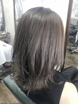 オロ(ORO) 【 ORO】ハイライトミントベージュヘア 浅見