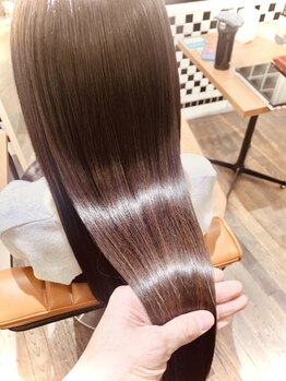 チアー ヘアリラクゼーション 富雄店(cheer HAIR RELAXATION)の写真/最新の髪質改善トリートメント【極み】。1度試せばわかる、違いは一目瞭然。今までとはレベルが違います！